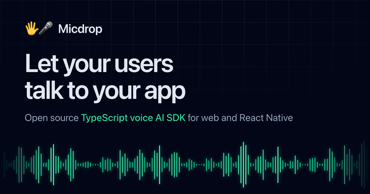 Micdrop — OpenAI implementation for @micdrop/server.